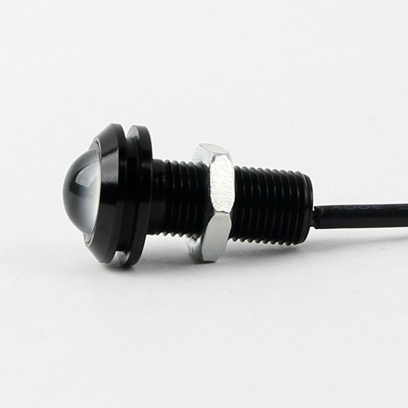 10Pcs 10W Eagle Eye Car DRL Daytime Running Backup Tail COB Light Bulb Amber LED