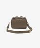 AfternoonTea LIVING JA35 ACE Shoulder Bag, Dark Gray, Compact, 8 Pockets, Long Wallet Fit, Polyester