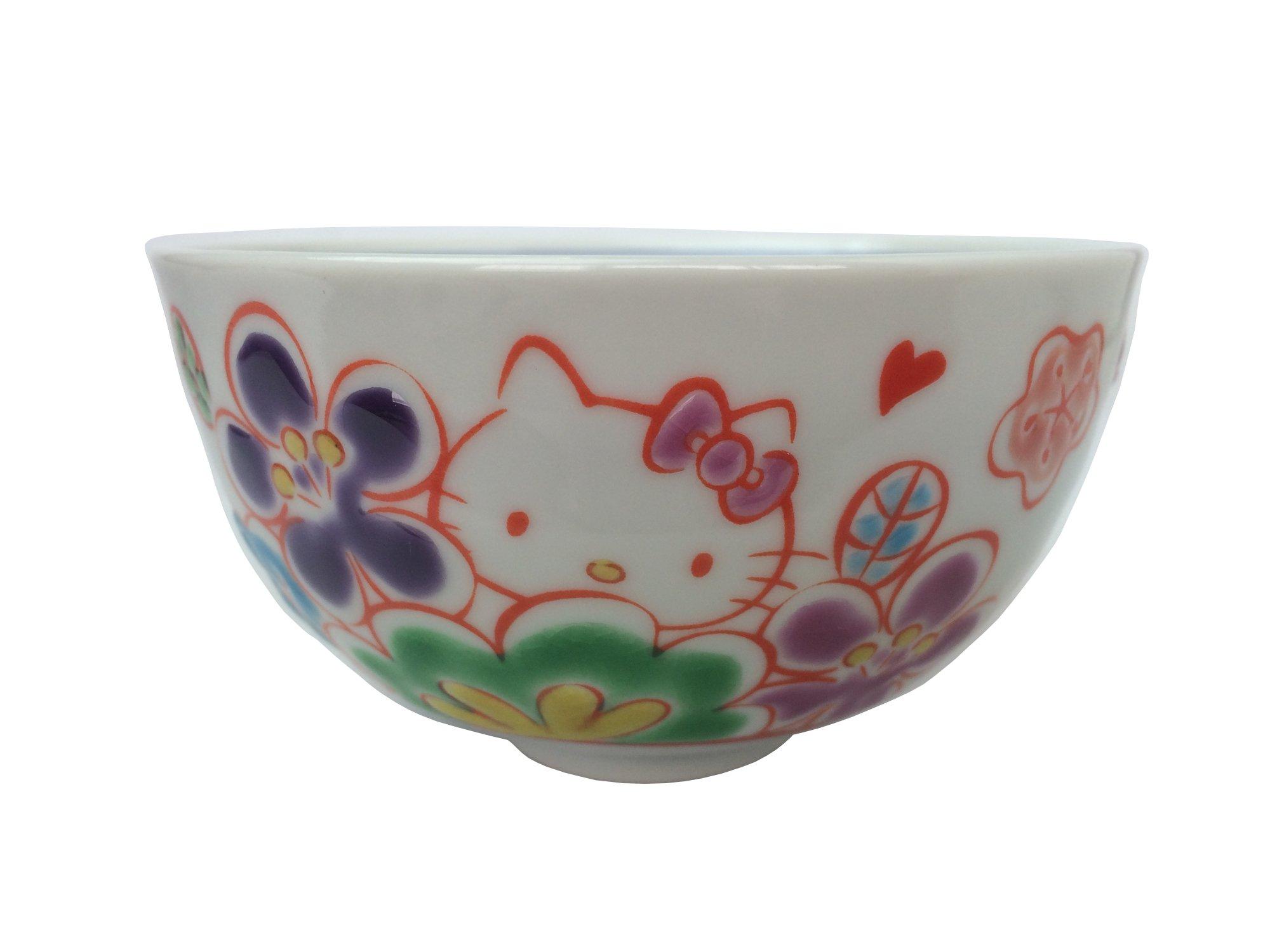 

Maruzen Iwata Shoten Tea Bowl Hanahana Hello Kitty KM-03