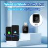 2025 New 2-In-1Carplay Android Wired To Wireless Automatic Adapter Car Gadget Smart Mini Box Plug Play 5Ghz Wifi Quick Connect