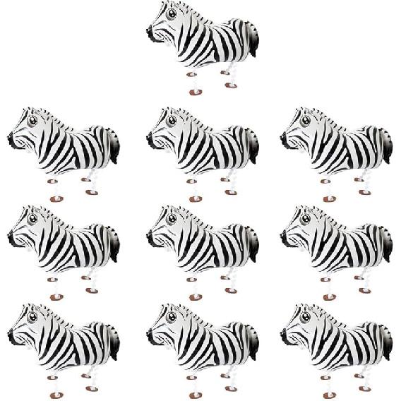 10Pcs Walking Animal Balloons Pet Balloons Farm Animal Balloon Foil Balloon for Party Decortion (Sheep)