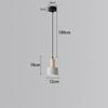 Wabi-sabi Bedroom Bedside Chandelier Nordic Simple Modern Entrance Restaurant Bar Creative Cement Small Ceiling Light
