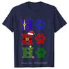 Ho Ho Ho Paw Graphic Oversized Tshirt Christmas Gift Simple Casual Xmas Cotton Tshirt Funny Unisexs Clothing Unisex Tops Tees