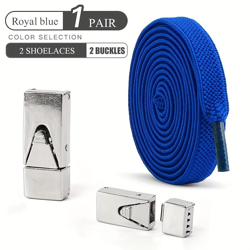 1 Pair 8mm No Tie ShoeLaces Press Lock Shoe Laces Without Ties Elastic Laces Sneaker Kids Adult Widened Flat Shoelace for Shoes