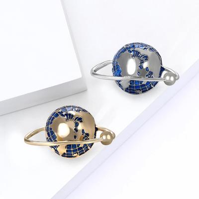 Spilla Universo Pianeta Smalto Lega Creativa Personalità Versatile Ornamento Pin Corsage per Abbigliamento Uomo e Donna