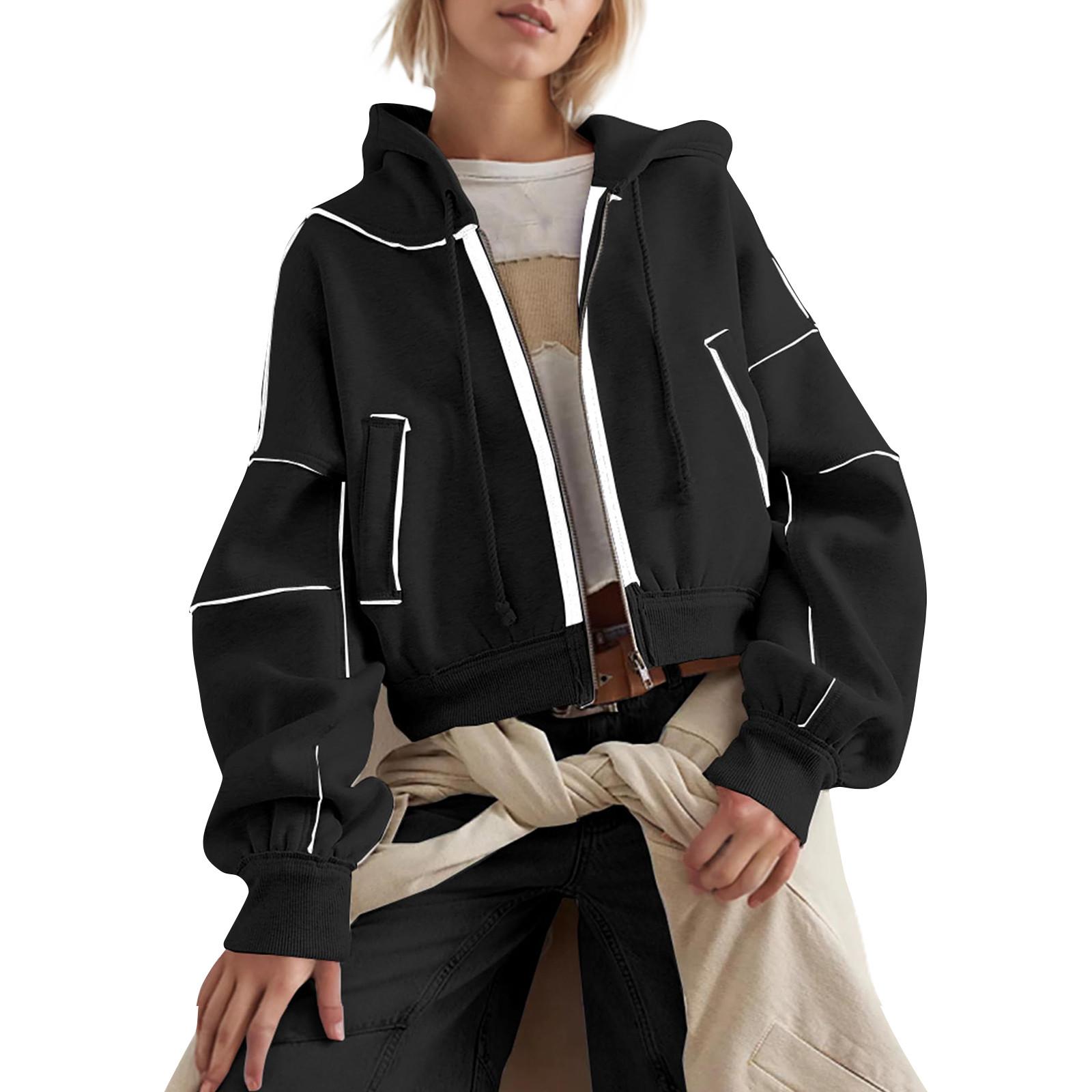 Женская негабаритная толстовка с длинным рукавом — фото 5