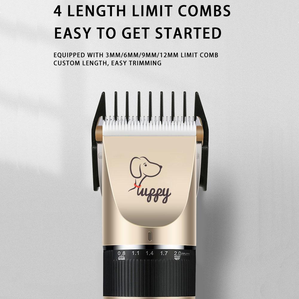 Buy Electrical Pet Hair Trimmer Rechargeable Pet Dog Cat Low-noise Hair  Clipper Grooming Shaver Cut Machine Set at affordable prices — free  shipping, real reviews with photos — Joom