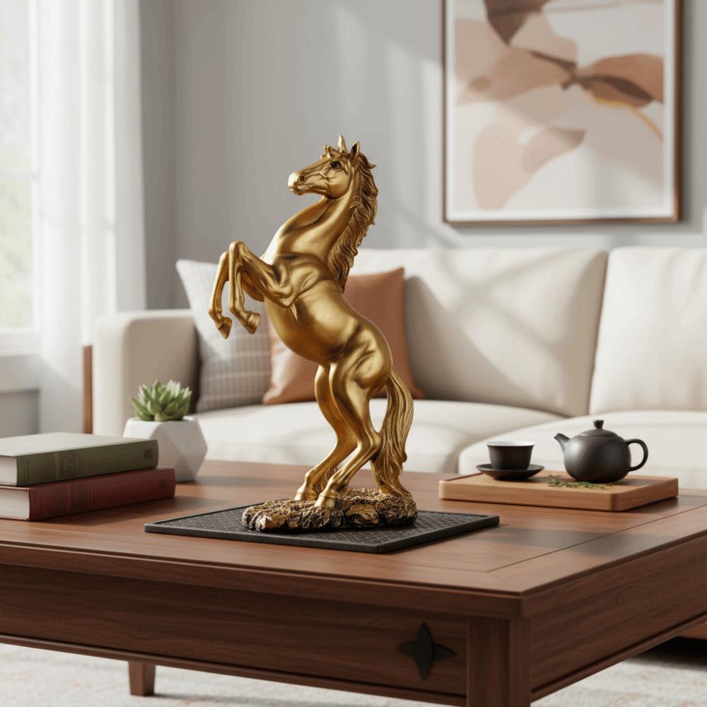Nordic Style Art Horse Ornament Handicraft Modern Cool Horse Statue Creative Minimalist Miniatures Figurine Entrance