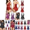 Women V Neck Lingerie Cross Back Babydoll With Adjustable Criss Cross Straps And Plus Size Options