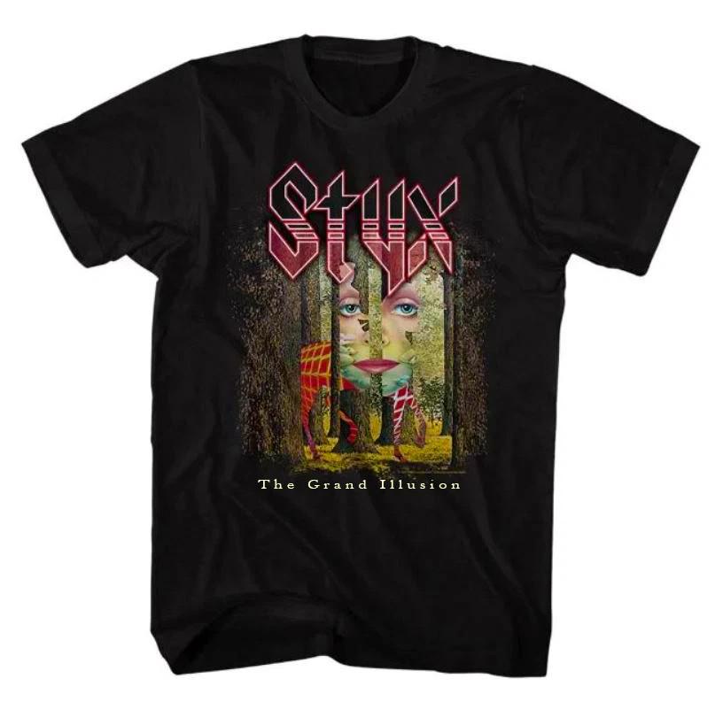 Styx band The Grand Illusion Album Unisex T Shirt  Unisex T-Shirt XXXXL