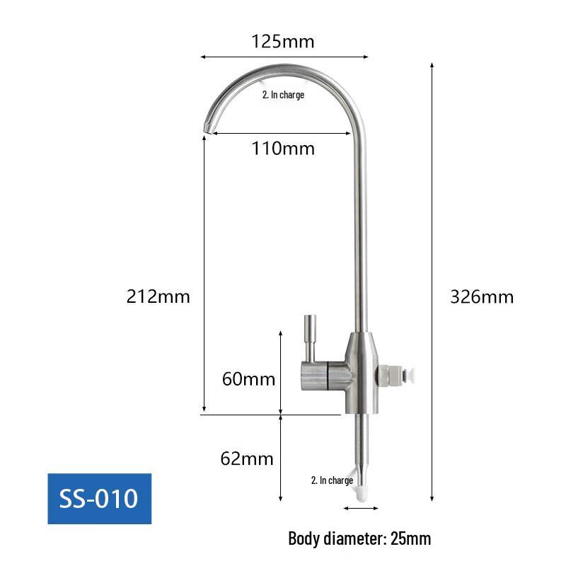 

TLXT SS-010 Rotatable Kitchen Water Purifier Faucet