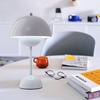 Danish Mushroom Table Lamp - USB Bedroom Night Light with Metal Iron Art Design