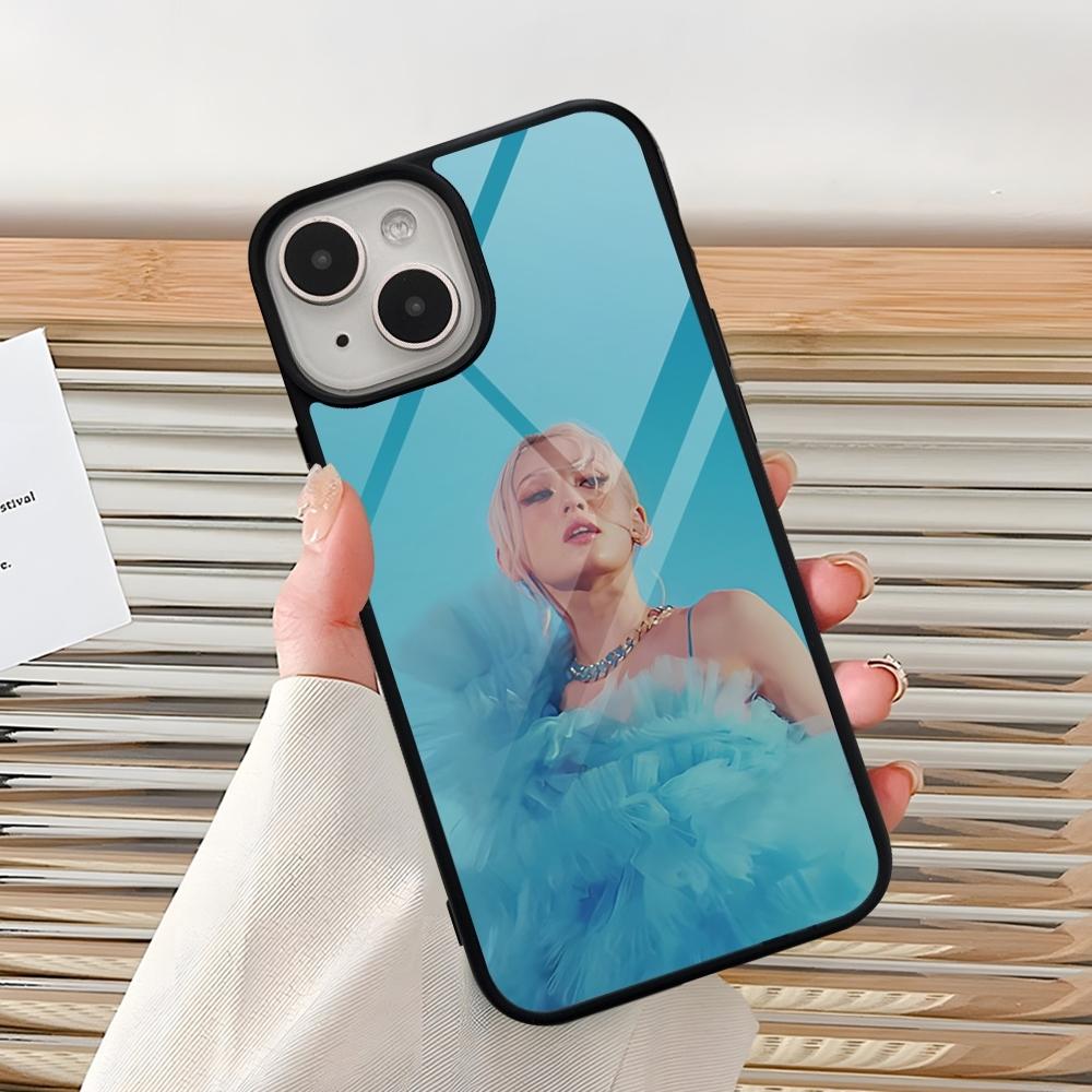 Kpop Jeon S-Somi Phone Case For Iphone 15 Pro Max 14 12 11 13 Mini 16 8 7 Plus X Xs XR PC+TPU Back Cover
