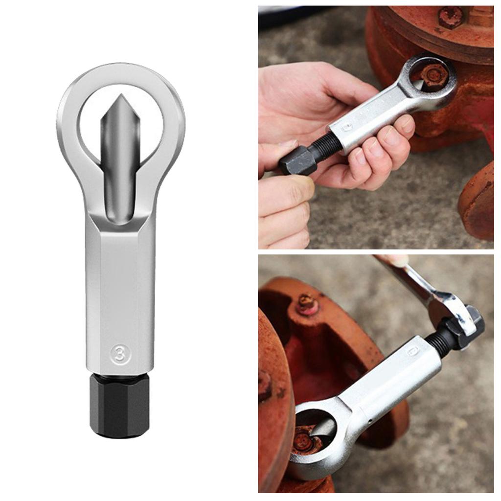Nut Screw Splitter Universal Remover Tool Rusted Nut Cracker Breaker Extractor Tools Manual Pressure Rusty Nut Separator