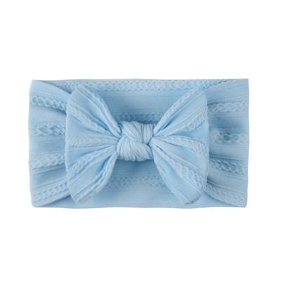 Baby Bowknot Headband Wide Band Bow Hair Bands Soft Elastic Knotted Headwear for Baby Girl Newborn Headbands Head Wraps