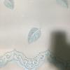 Nordic Style Leaf Embroidery Curtain Window Screen White Yarn Half Blackout Curtain Bedroom Curtain Balcony Yarn