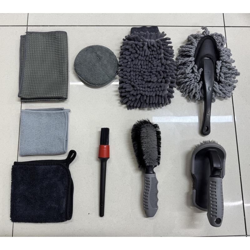 

Car Wheel Hub Brush & Wash Glove Towel Set - Cleaning Tools for Gap Detailing