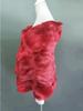European & American Style Faux Fur Wedding Cape - Thick, Warm Faux Fox & Rabbit Fur Shawl for Women