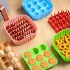 3 Piece/Set Non-Stick Air Fryer Silicone Baking Tray Square Household Cupcake Mold Heat-resistant Hot Dog Grill Cooking