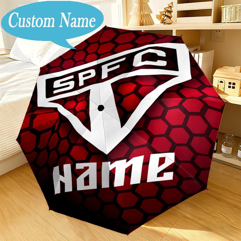 Custom Name Umbrella SPFC Thunder God Umbrella 8-Frame for Travel, Camping, Casual Lightweight Portable, Essential for Family Gifts
