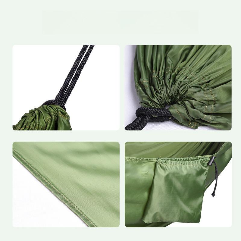 Camping Equipment Hammock Anti Rollover Swing Portable Storage Nylon Parachute Fabric Single and Double Size Outdoor Camping Hiking Garden Hammock