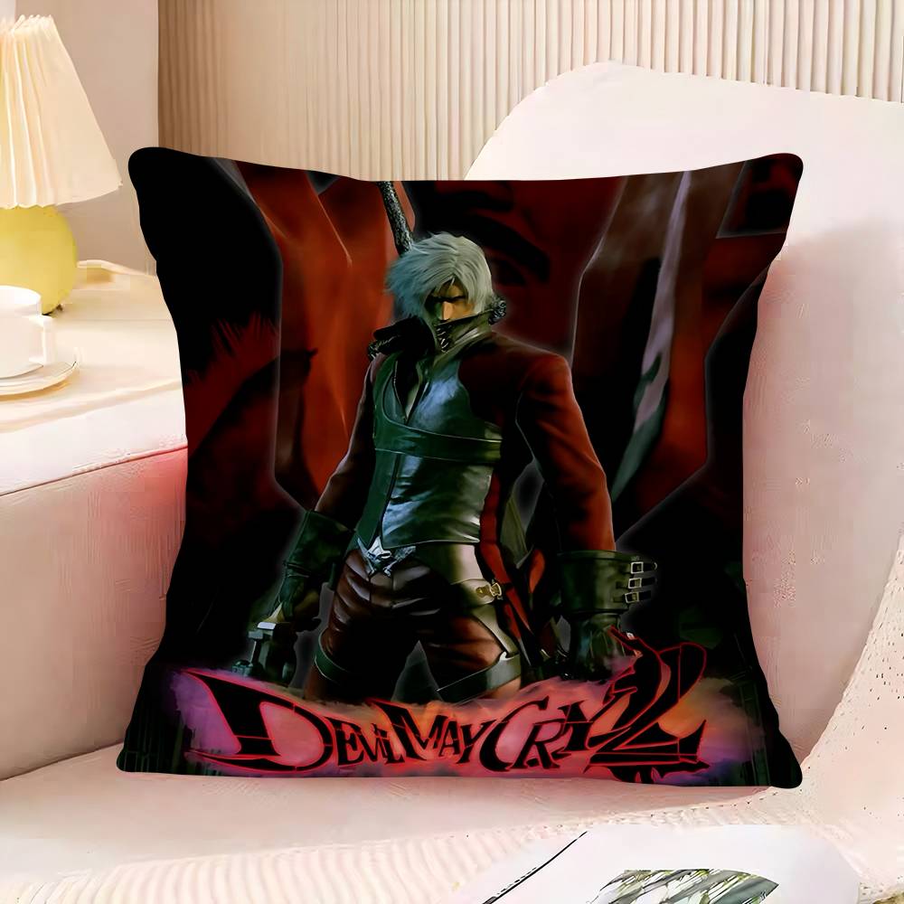 

Подушка Devil May Cry из видеоигры, подарок в стиле мультфильма, наволочка, декор для спальни, дома, дивана, кресла, сиденья, наволочка 16x16Inch