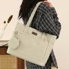 Large Capacity Nylon Cloth Shoulder Bag Versatile Commuting Handbag Casual Canvas Tote Bag  Girls