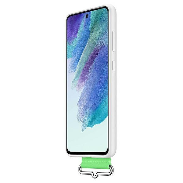 Etui Samsung Ef-Gg990Tw S21 G990Biały/White Silicone Cover Strap