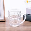 260ml Beer Mugs Glass Cup for Bar Household Restaurant Creative Glasses Drinking with Handle Whiskey Glass Transparent Juice Cup