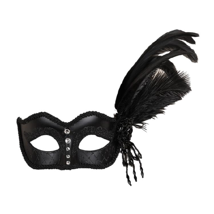 Rhinestones Half face Mask Masquerades Mask, Mardi Gras Decorations Venetians Masks for Womens Halloween Mardi Gras Costume 1