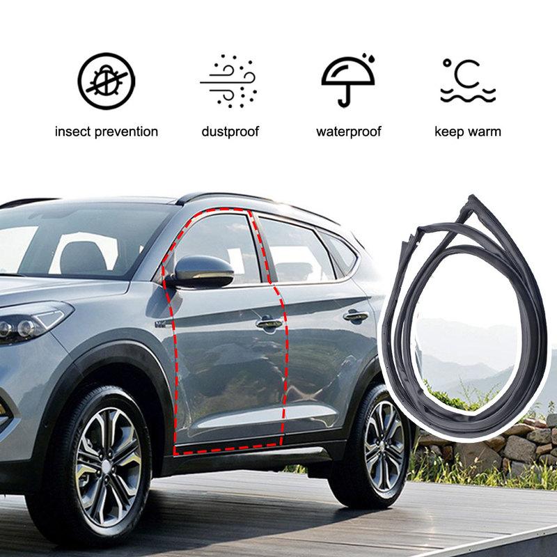 Left Front Door Weather Strips for Hyundai Tucson 2010 2011 2012 2013 2024 2015 Door Rubber Weatherstrip Sealing 831402S000