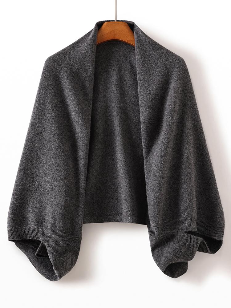 100% Wool Women Shawl Wrap Scarf Two Purposes Knitted Spring Accessories Cape Casual Soft Scarves Warm Cozy Fashion Mantles