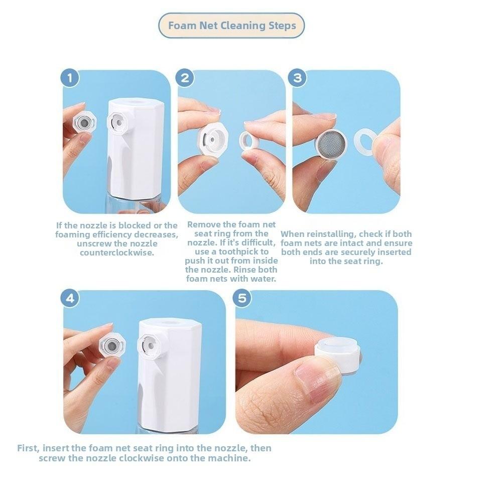 Refillable Foaming Soap Dispenser Rechargeable Gel Foaming Machine Foam Hand Dispenser  Kitchen Use