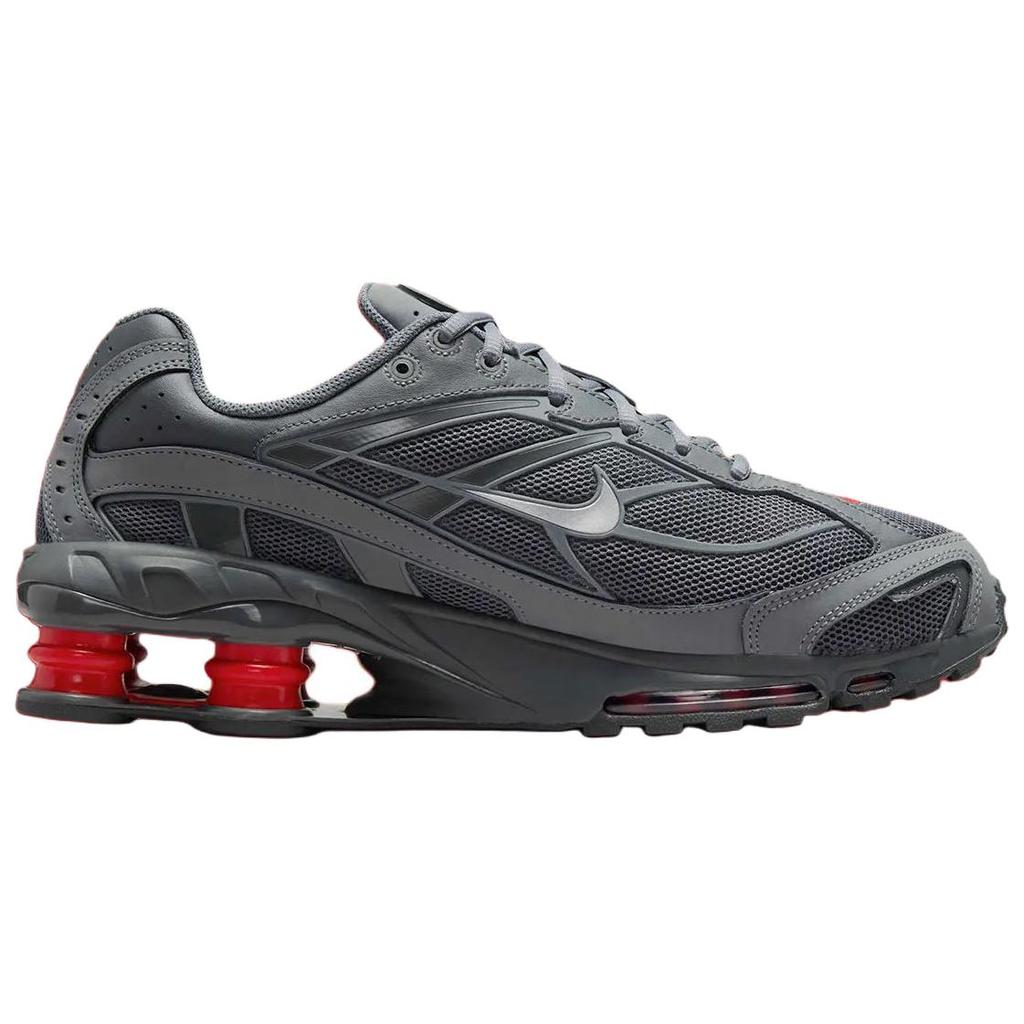 Nike Shox Ride 2 Smoke Grey University Red Unisex Sneakers Metallic-Silver Iron-Grey Reflect-Silver IM5999-084