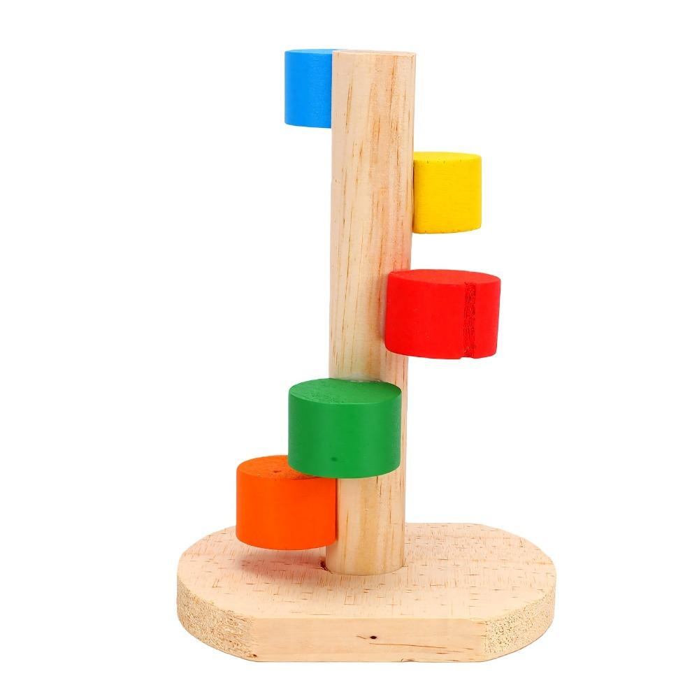 Wood Pet Climbing Ladder No Assembly Needed Chew Climbing Toy Cute Small Animal Toy  Hamsters