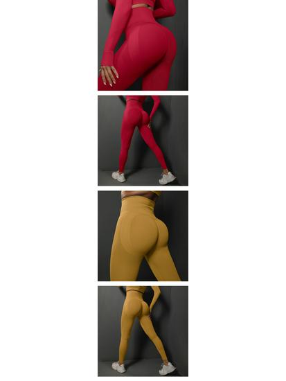 Peach Butt Yoga High-Waisted Hip-Lifting Fitness Pants for Women – High Elasticity Tight Running Sports Pants