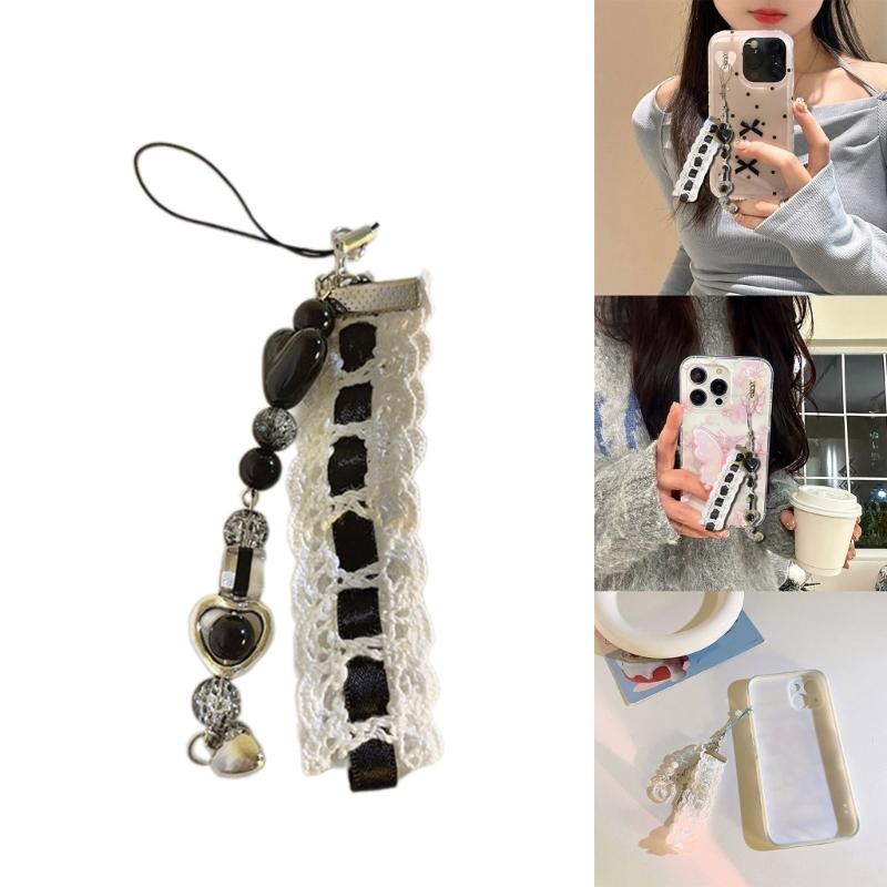 Stylish Beads Phone Chain Charming Decorations Suitable for Phones and Bag
