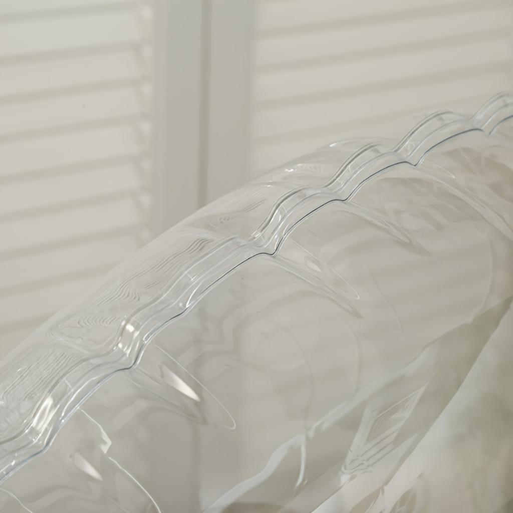 1 Stück Transparenter Schwimmring mit Blumenmuster, Aufblasbarer Schwimmring aus PVC, Tragbar, Wasser-Schwimmring, Für Outdoor-Strand, Poolparty