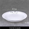 Creative Irregular Pure White Ceramic Serving Plate