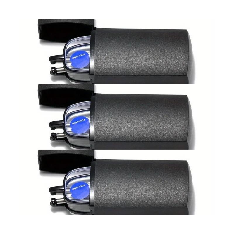 3PCS Foldable Reading Glasses with Free Box Telescopic Temple Eyewear Anti-Blue Light Eyeglasses for Men and Women