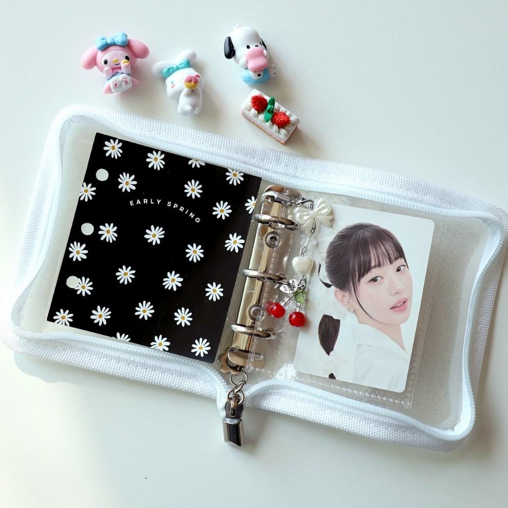 Bom Bom Mini 3-Ring Fotoordner mit Innenseite und Fotokarten-Sammelalbum