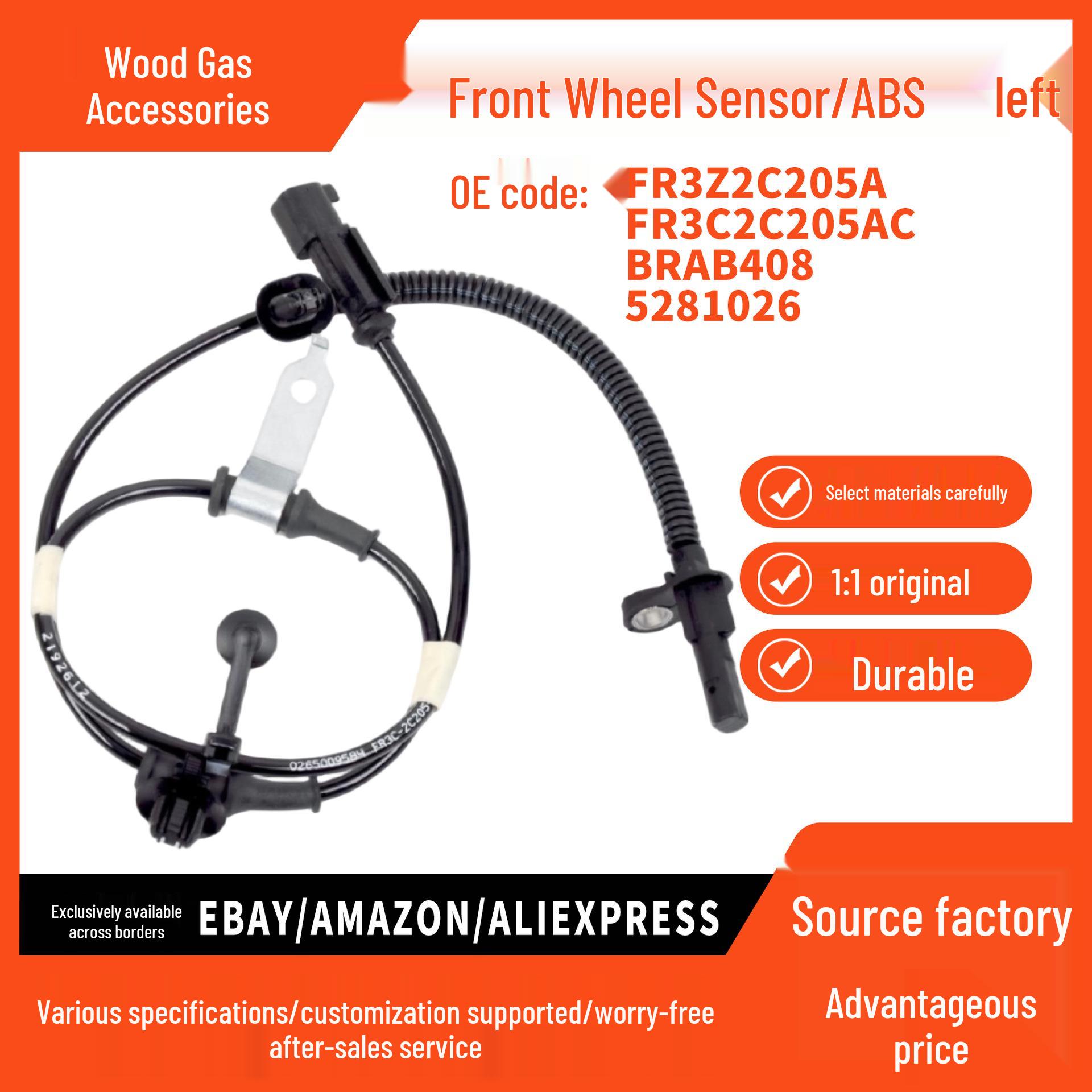 fr3z2c205a Front Wheel Sensor/ABS Left for 2015-2023 Ford Mustang 5.0L/2.3L pokess