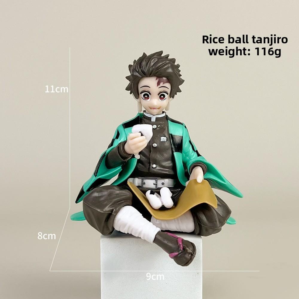 Kochou Nezuko Tanjirou Shinobu Anime Character Sitting Posture Model Ornament