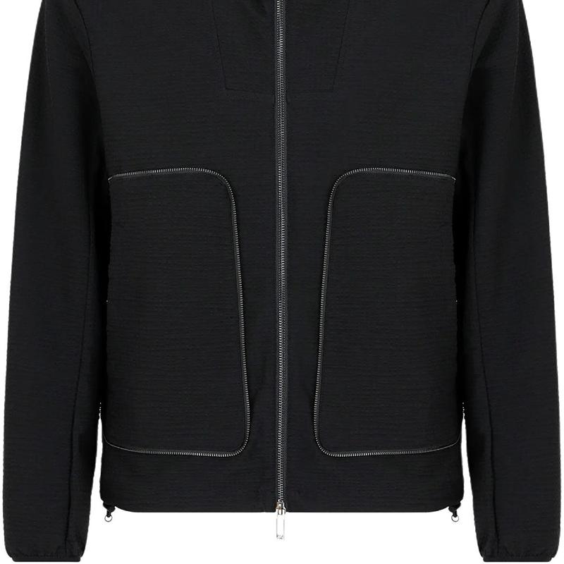 Emporio Armani FW24 Jackets & Coats Men's Black 6D1B61-1NSCZ-0999