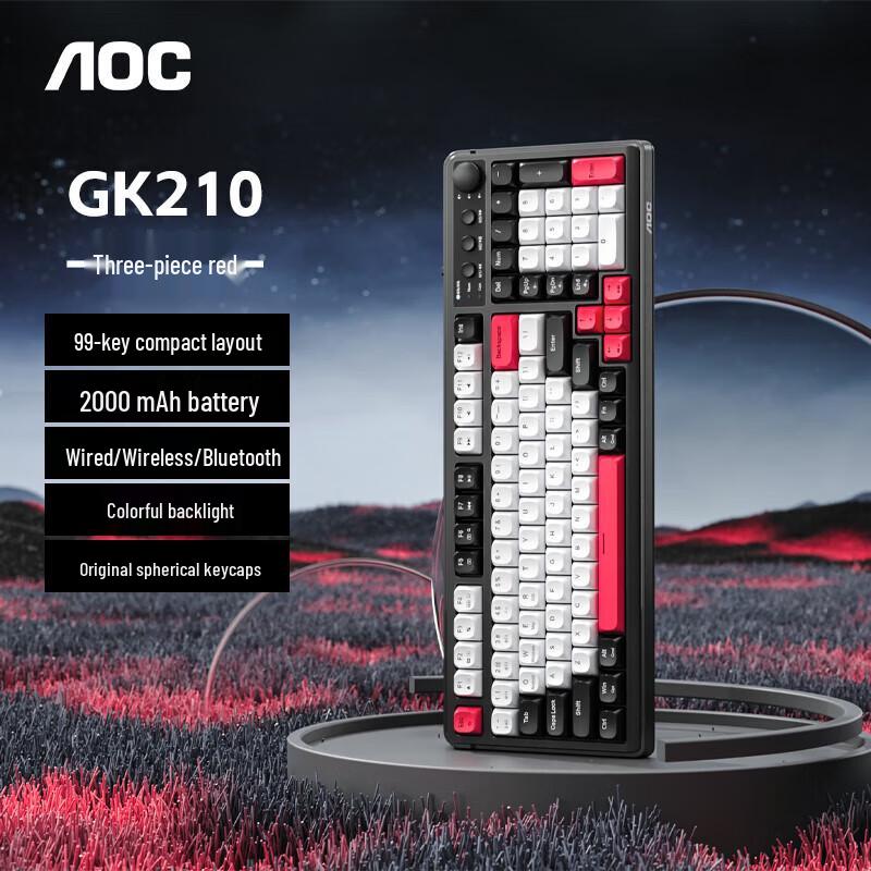 

AOC GK210 Three-Mode Mechanical Feel Keyboard
