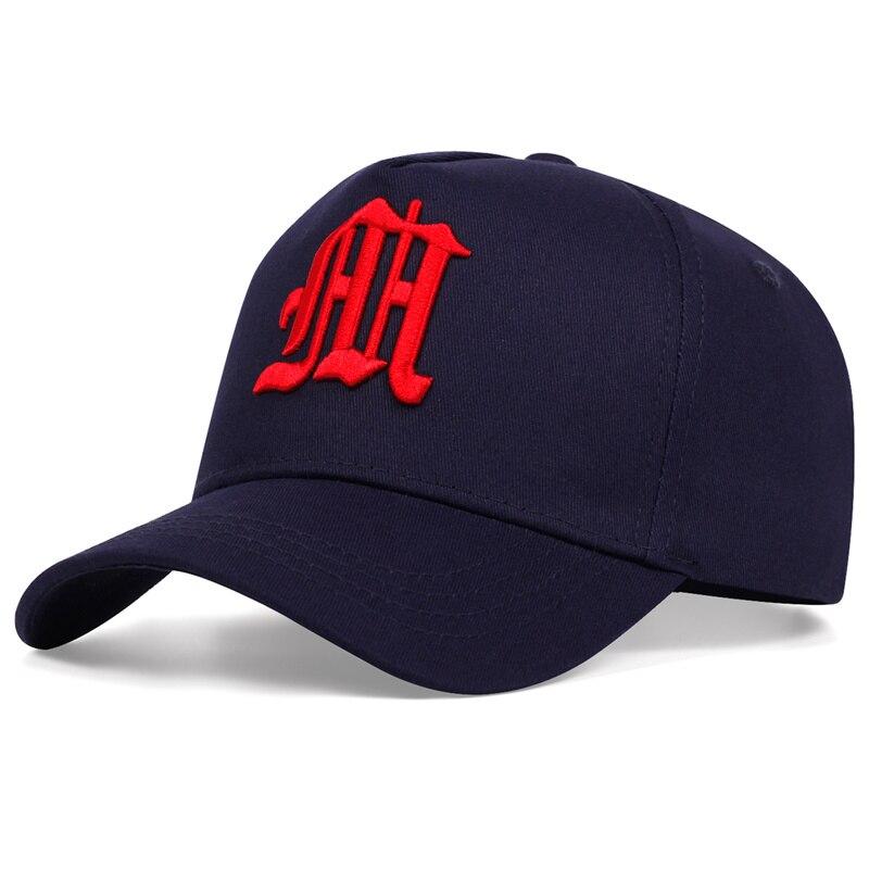 Fashion Gothic Letter M Embroidery Baseball Caps Spring and Autumn Outdoor Adjustable Casual Hats Sunscreen Hat