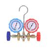 Manifold Gauge Set Air Conditioning Refrigerant Charging Tool Brass Dual-Valve Pressure Gauge with