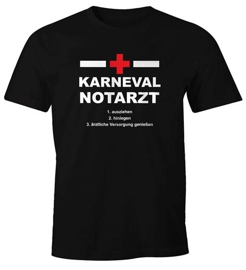 Men's T-Shirt Carnival Carnival Emergency Doctor Funny T-Shirt Saying Moonworks ®-