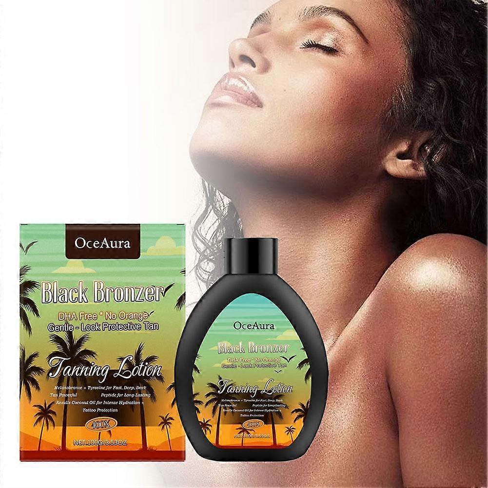 100ml Bräunungslotion mit Sonnenschutz Schnell wirkend Natürliche Bräune Feuchtigkeitsspendend Nicht fettend für Strand und Außenbereich