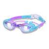 2025 Silicone Children's Waterproof Anti-Fog Swimming Goggles with Electroplating High-Definition Lenses